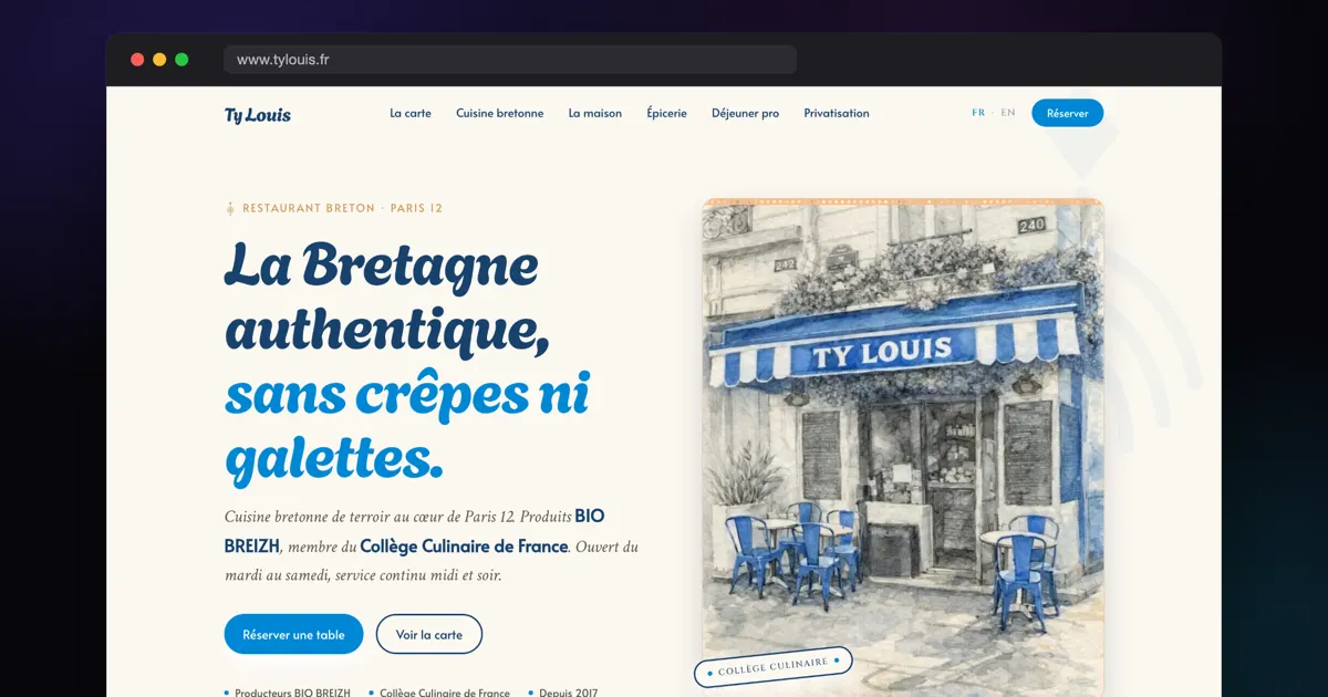 Projet Ty Louis réalisé par Exploreum